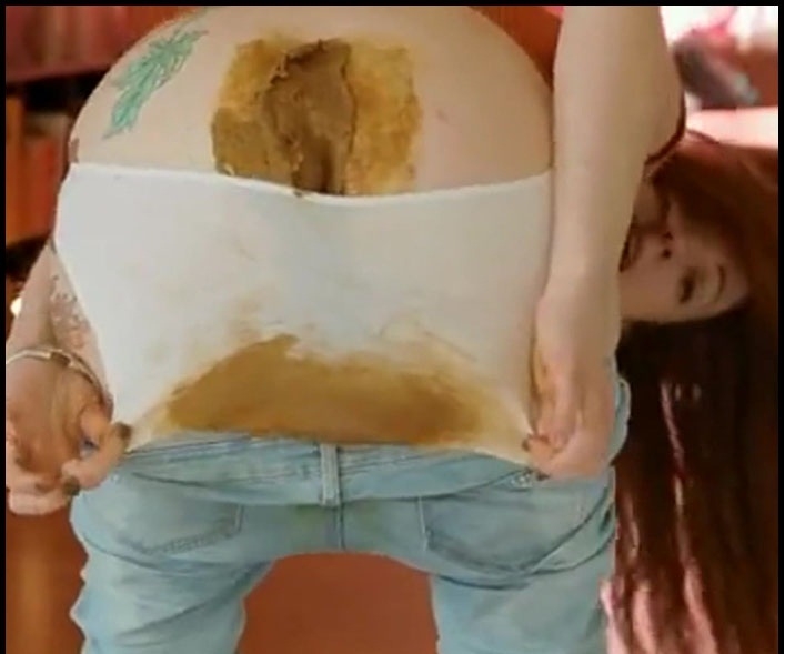 Poop in Blue Jeans - FullHD Quality MPEG-4 Video 1920x1080 29.970 FPS 5636 kb/s - (Actress: Eshly 2018)