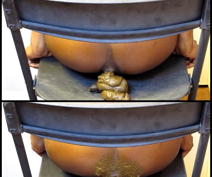 Nasty Poo on Black Chair - FullHD Quality 1920x1080 - (Actress: CosmicScat 2018)