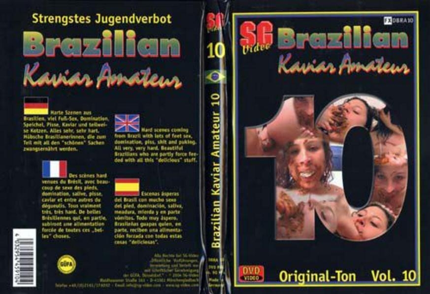 Brazilian Kaviar Amateur 10 - DVDRip AVI Video XviD 640x480 29.970 FPS 1610 kb/s - (Actress: Scat Girls 2018)