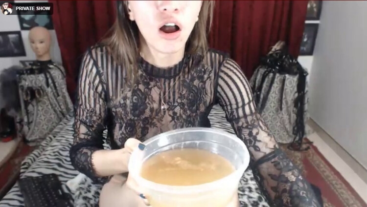 Webcam Show Eating Shit and drinking Vomit. P1 - SD