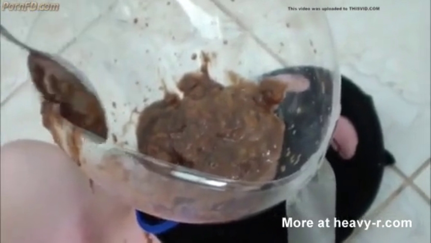 The Look of the Mistress from Above as the Slave Eats Shit. P1 - SD