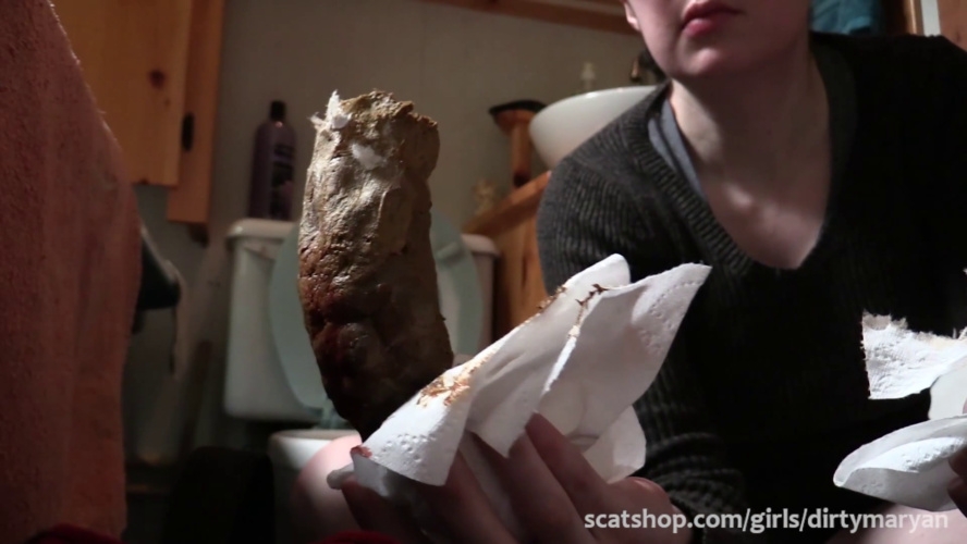 Pooping thick log at my in laws place - FullHD  - (Actress: DirtyMaryan 2025)