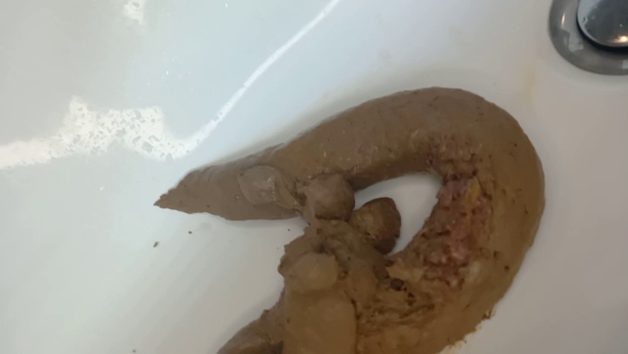DIRTY TALK ALERT! Toilet Sink Huge Load - HD  - (Actress: Smutty Luce 2025)