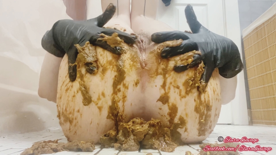 My First Poop Smearing - FullHD  - (Actress: Mistress Elura Savage 2025)