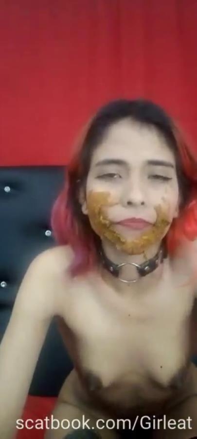 Ass Spread Shit & Face Covered Eating P1 - SD