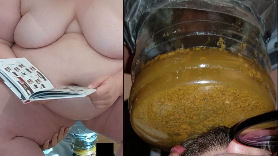 He drinks my BIGGEST ENEMA OF 2023 - FullHD