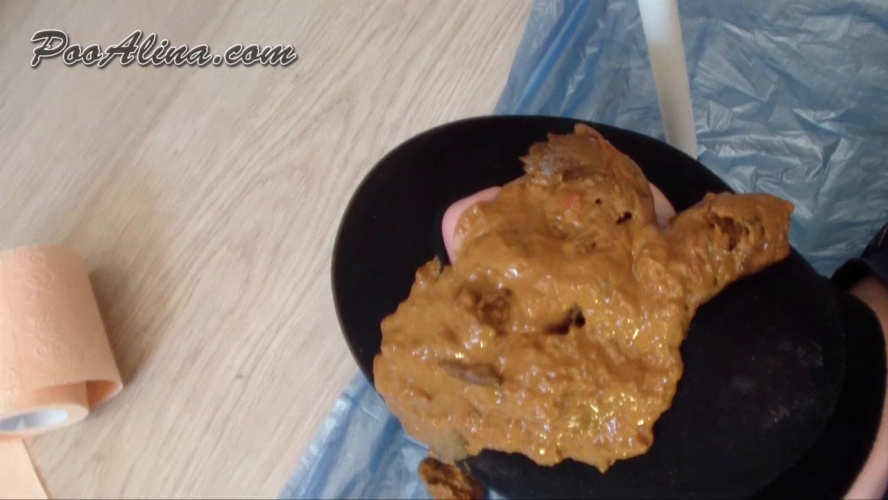 pooping in mouth toilet slave after vodka and vegetable stew with meat - HD  - (Actress: Alina 2026)