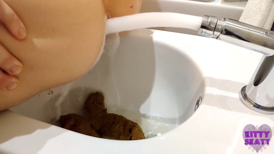 Huge dump in fancy hotel bidet - FullHD  - (Actress: Kitty Skatt 2026)